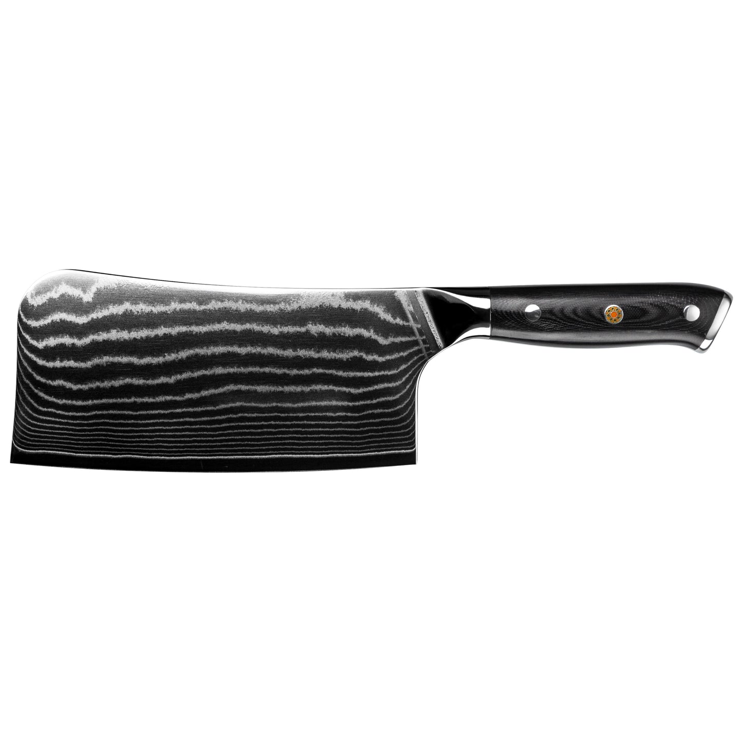 Heavy Duty Damascus Steel Chef Knife With Professional Stainless Steel Wooden Handle for Butcher Kitchen Chopping Use