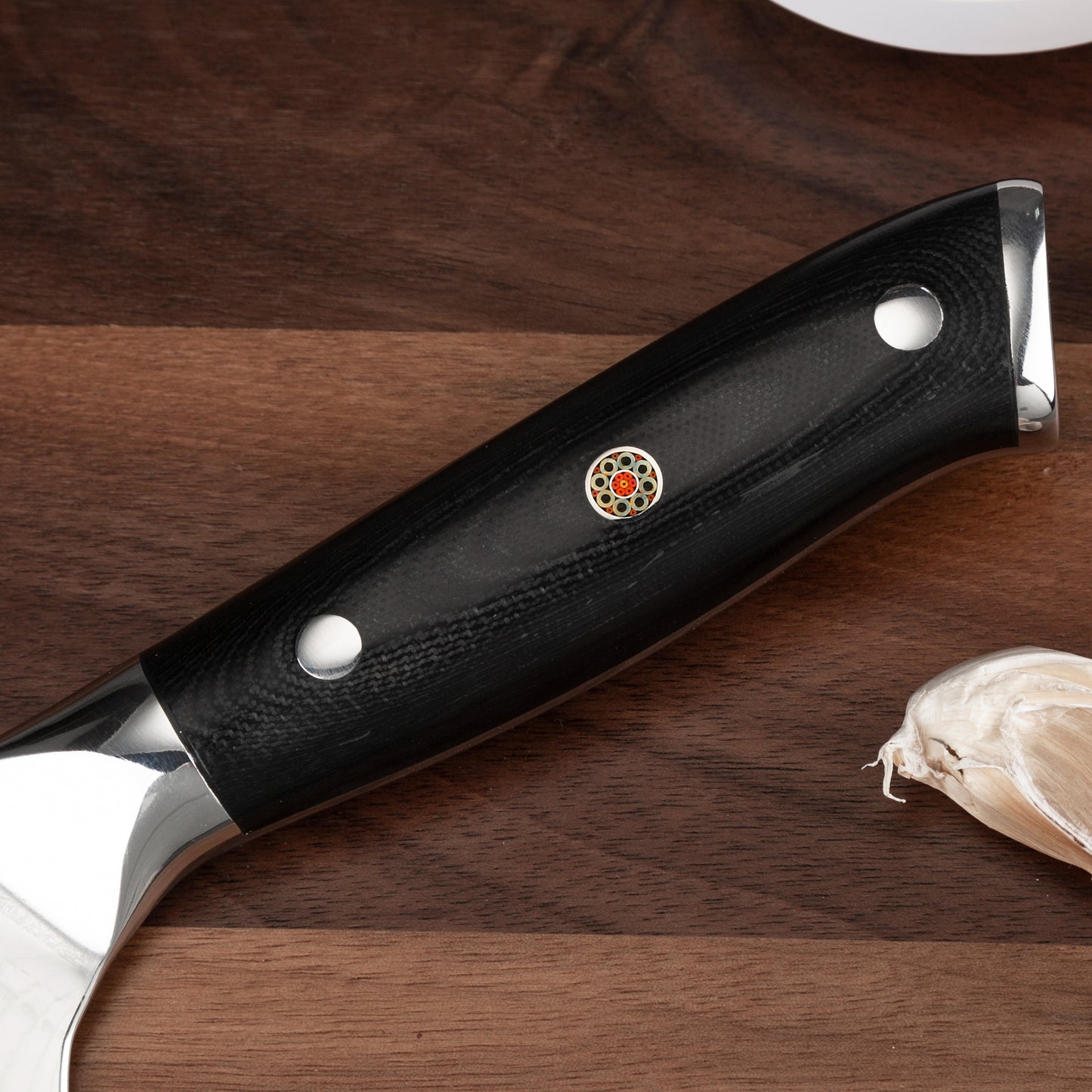 Heavy Duty Damascus Steel Chef Knife With Professional Stainless Steel Wooden Handle for Butcher Kitchen Chopping Use